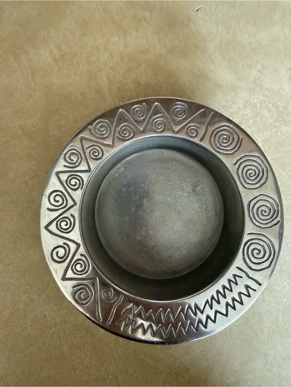 Wilton Armetale Reggae Bowl/Wine Bottle coaster